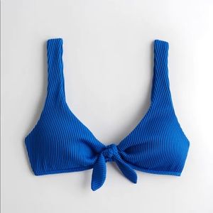 NWT Ribbed Bikini Set in Blue